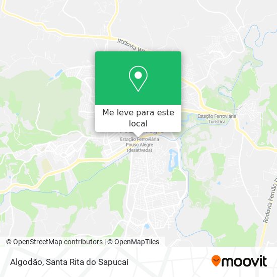 Algodão mapa