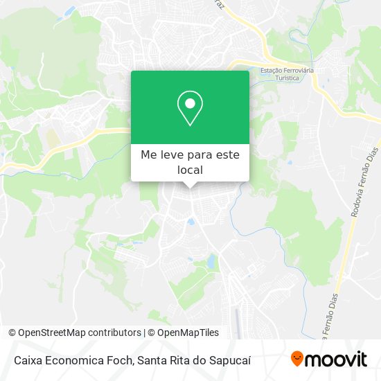 Caixa Economica Foch mapa