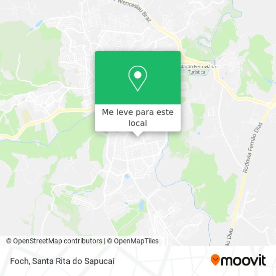 Foch mapa