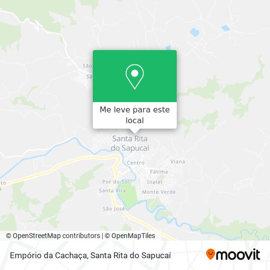 Empório da Cachaça mapa