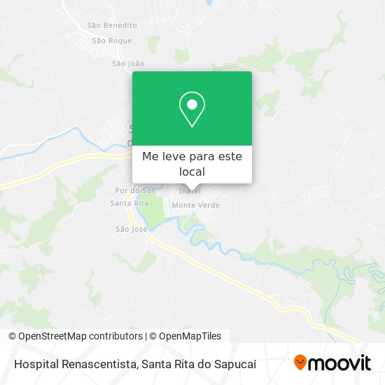 Hospital Renascentista mapa