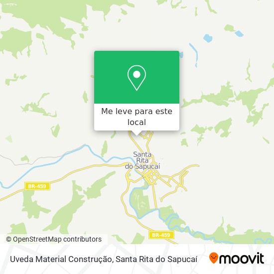 Uveda Material Construção mapa