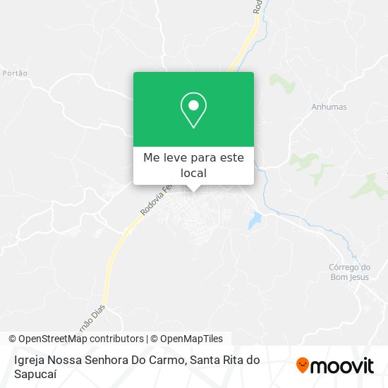 Igreja Nossa Senhora Do Carmo mapa