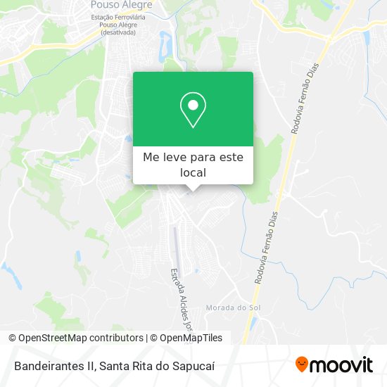 Bandeirantes II mapa