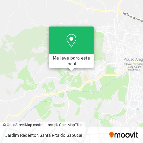 Jardim Redentor mapa