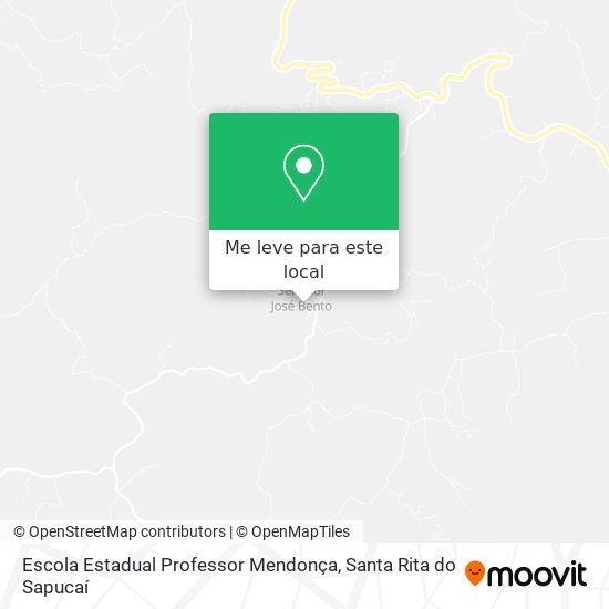 Escola Estadual Professor Mendonça mapa