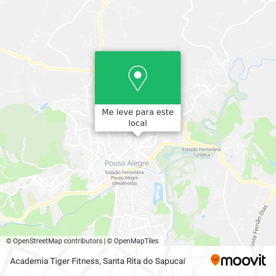Academia Tiger Fitness mapa