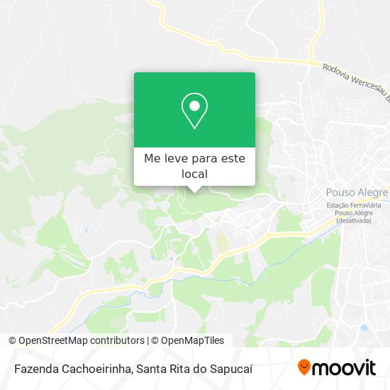 Fazenda Cachoeirinha mapa