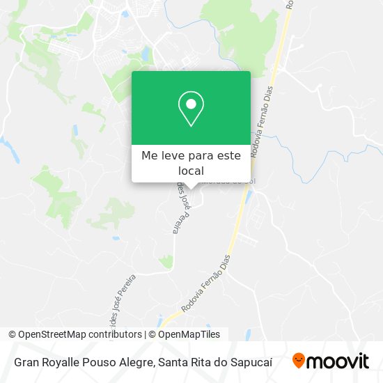Gran Royalle Pouso Alegre mapa