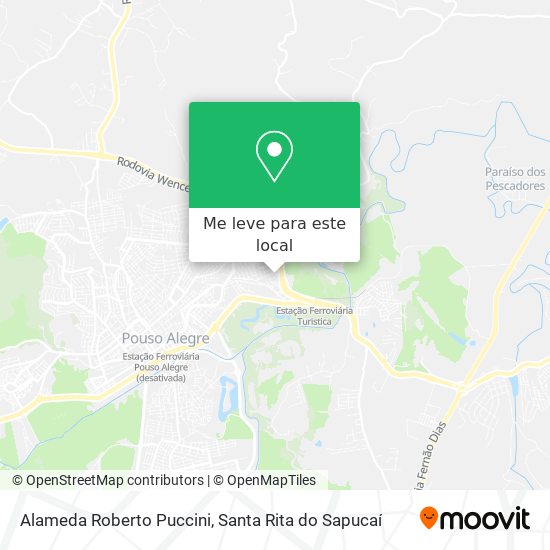 Alameda Roberto Puccini mapa