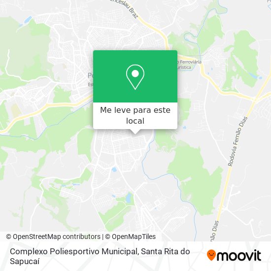 Complexo Poliesportivo Municipal mapa