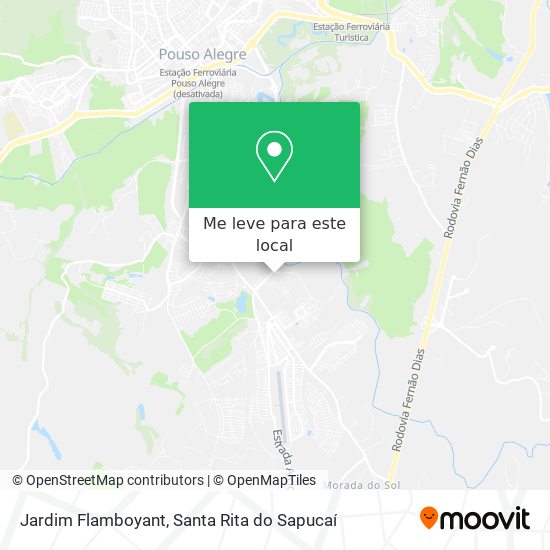 Jardim Flamboyant mapa