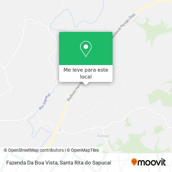 Fazenda Da Boa Vista mapa