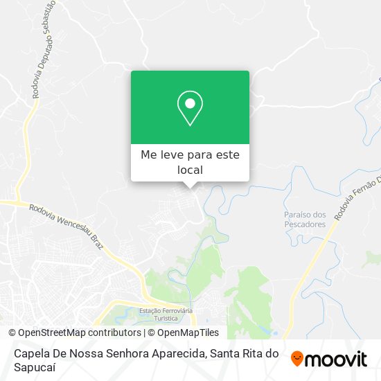 Capela De Nossa Senhora Aparecida mapa