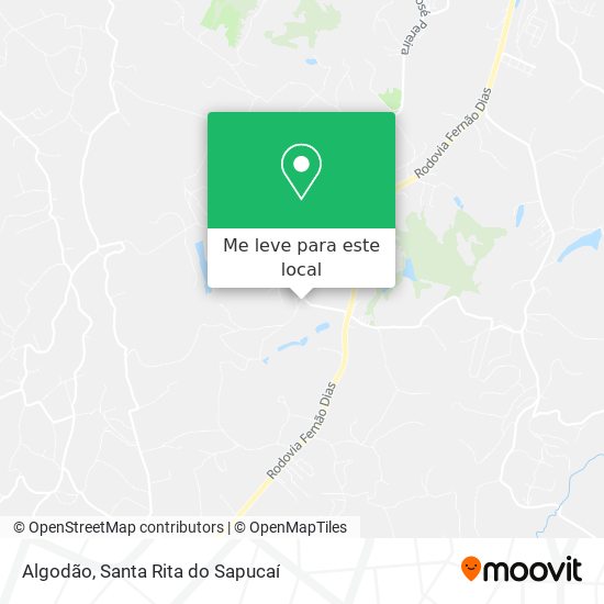 Algodão mapa