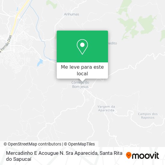 Mercadinho E Acougue N. Sra Aparecida mapa
