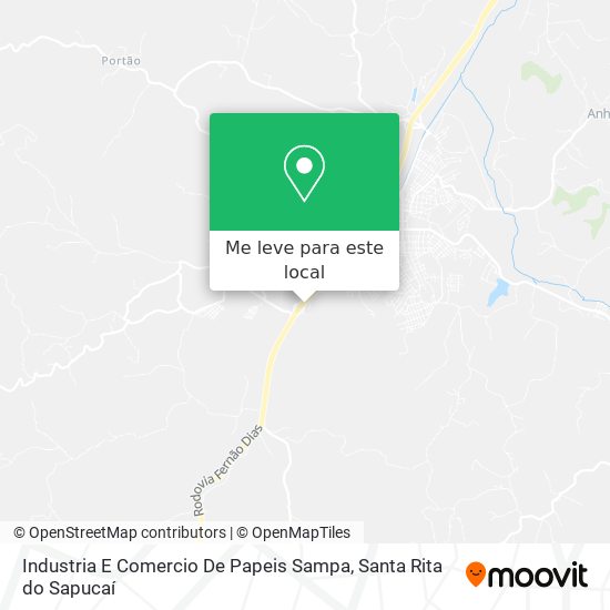 Industria E Comercio De Papeis Sampa mapa