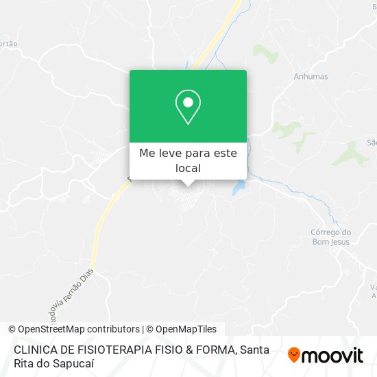 CLINICA DE FISIOTERAPIA FISIO & FORMA mapa