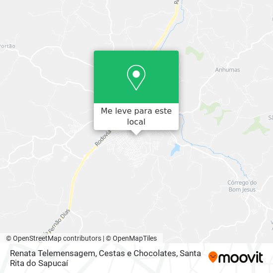 Renata Telemensagem, Cestas e Chocolates mapa