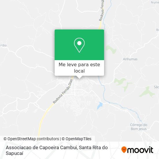 Associacao de Capoeira Cambui mapa