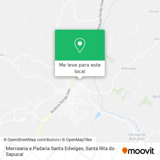 Mercearia e Padaria Santa Edwiges mapa