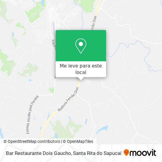 Bar Restaurante Dois Gaucho mapa