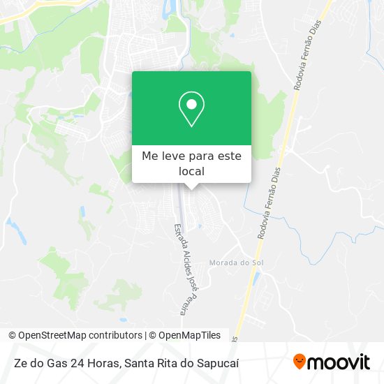 Ze do Gas 24 Horas mapa
