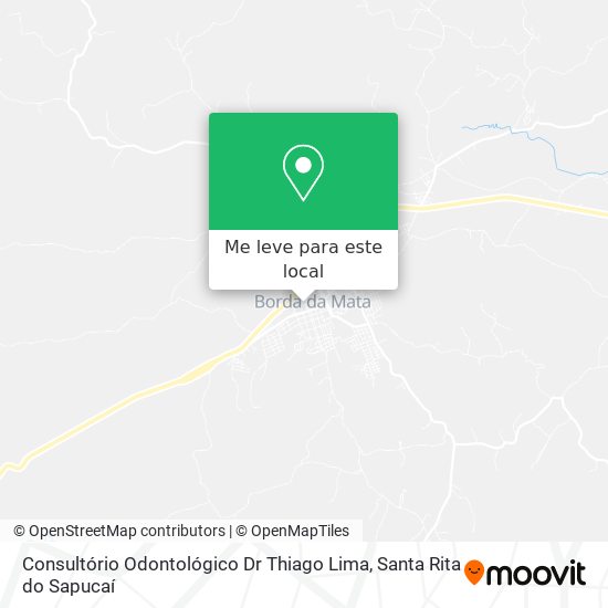Consultório Odontológico Dr Thiago Lima mapa