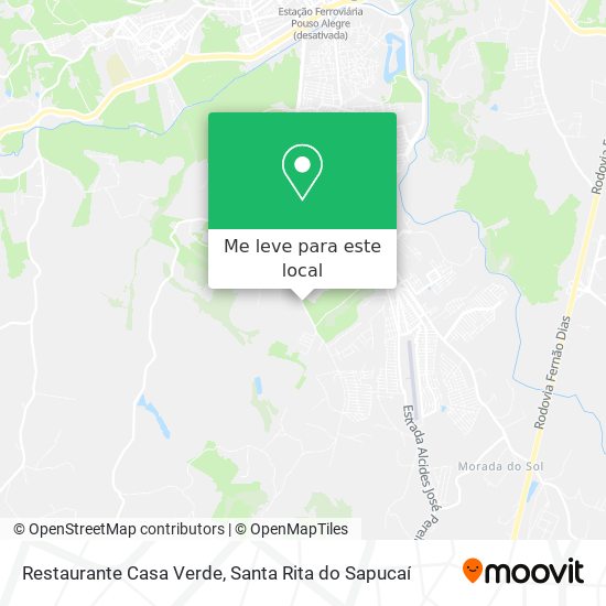 Restaurante Casa Verde mapa