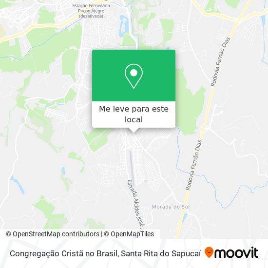 Congregação Cristã no Brasil mapa