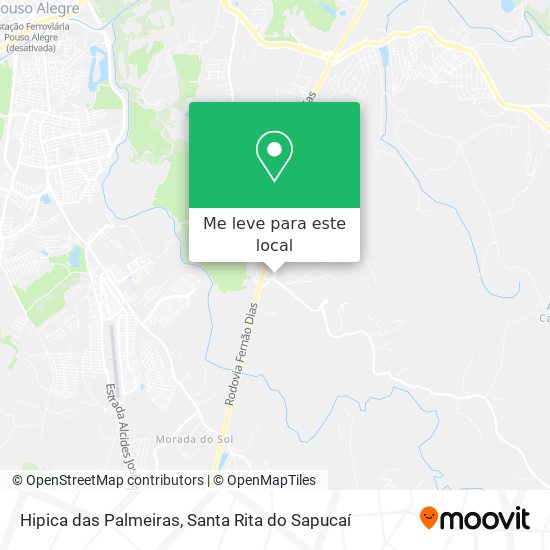 Hipica das Palmeiras mapa