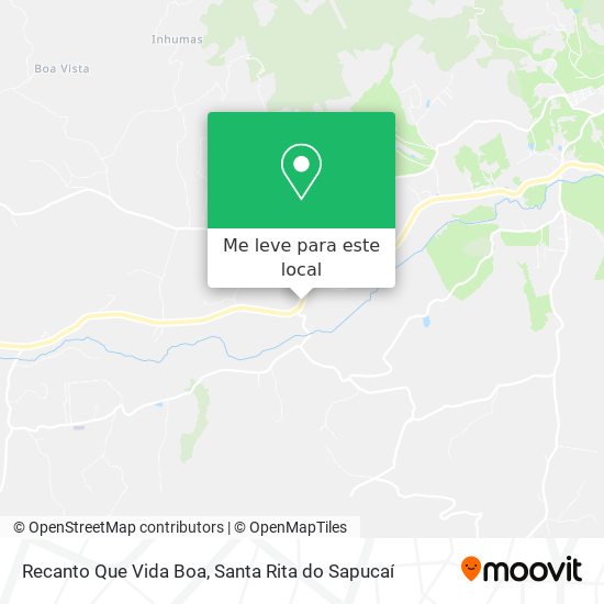 Recanto Que Vida Boa mapa