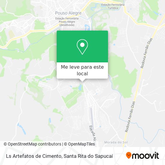 Ls Artefatos de Cimento mapa