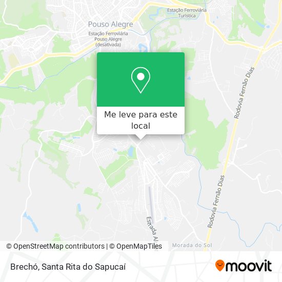 Brechó mapa