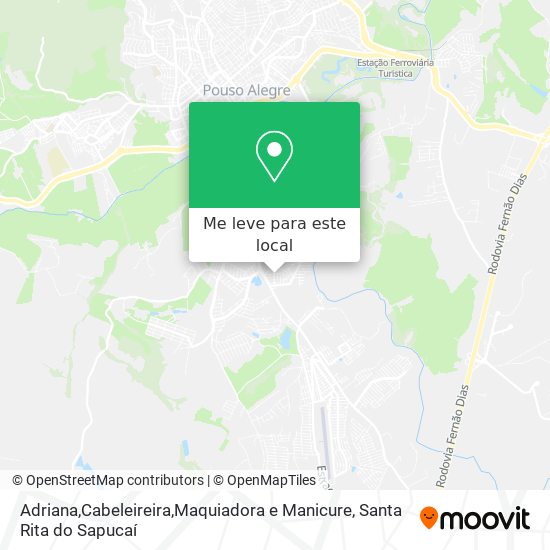 Adriana,Cabeleireira,Maquiadora e Manicure mapa