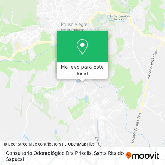 Consultório Odontológico Dra Priscila mapa