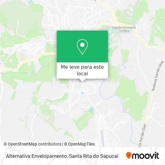 Alternativa Envelopamento mapa