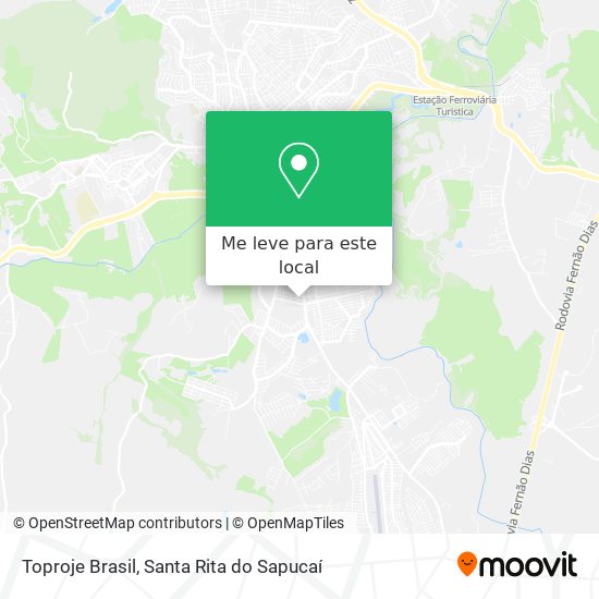 Toproje Brasil mapa