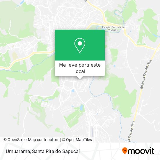 Umuarama mapa