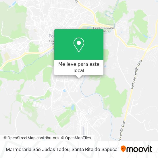 Marmoraria São Judas Tadeu mapa