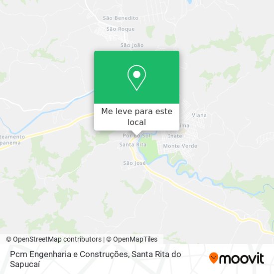 Pcm Engenharia e Construções mapa