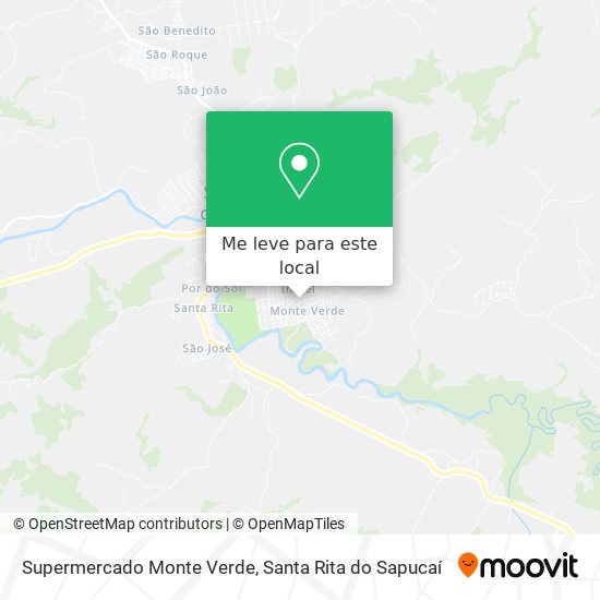 Supermercado Monte Verde mapa