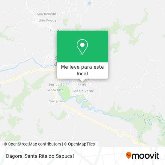 Dágora mapa