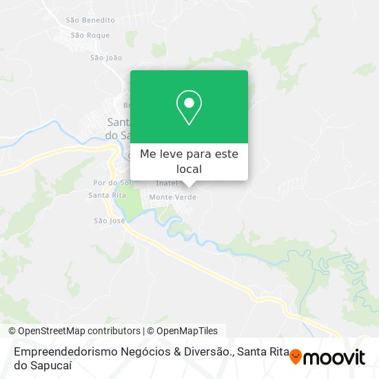 Empreendedorismo Negócios & Diversão. mapa