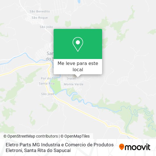 Eletro Parts MG Industria e Comercio de Produtos Eletroni mapa