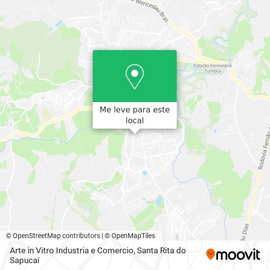 Arte in Vitro Industria e Comercio mapa