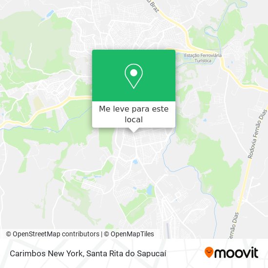 Carimbos New York mapa