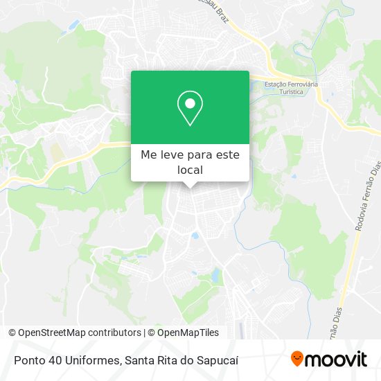 Ponto 40 Uniformes mapa