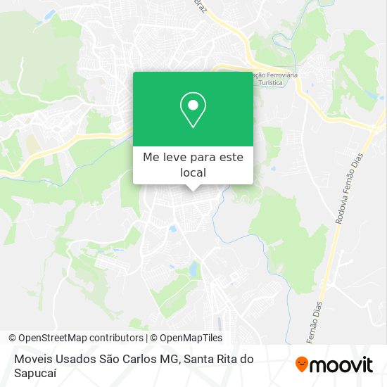Moveis Usados São Carlos MG mapa