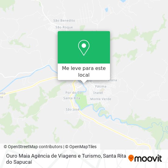 Ouro Maia Agência de Viagens e Turismo mapa